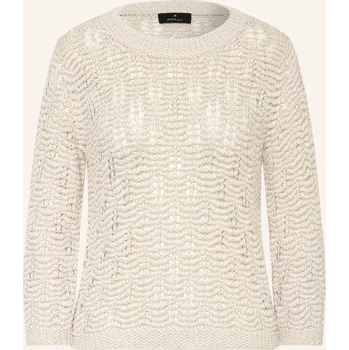 Dámský svetr Monari Dámský Svetr S 3/4 Rukávy S Třpytivou Přízí, béžová /...