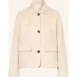 Mrs & Hugs Dámská Kožená Bunda, béžová, 38