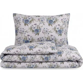 Povlečení Kvalitex Bavlněné povlečení PROVENCE COLLECTION ELISA modrá 1+2, 220x200, 70x90cm