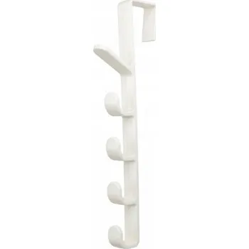 Věšák Věšák na dveře s háčky - 28 cm