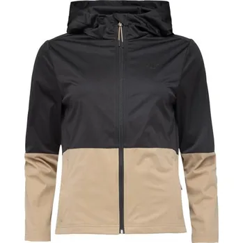 Dámská bunda Lehká dámská softshellová bunda Willard LORINA XL Černá, Béžová