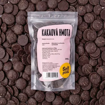 Čokoláda Kakaová hmota váha 200g