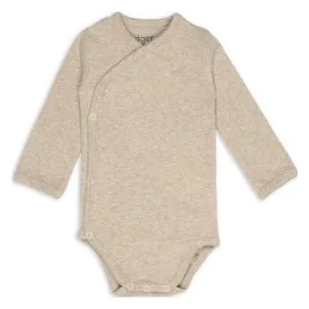 Kojenecký body Lodger Body s dlouhým rukávem Melange - Beige, vel. 80