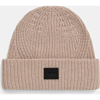 Čepice Čepice s příměsí vlny AllSaints 29AS101343 béžová 02X, vel. ONE SIZE