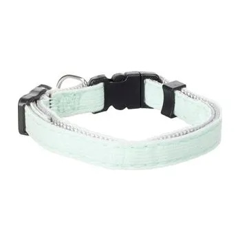 Flamingo obojek pro kočky 10 mm x 20-34 cm s rolničkou,nylon zelený