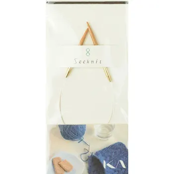 Jehlice Seeknit Kinki Amibari Asymetrické kruhové jehlice Seeknit Koshitsu 23 cm / 3 mm