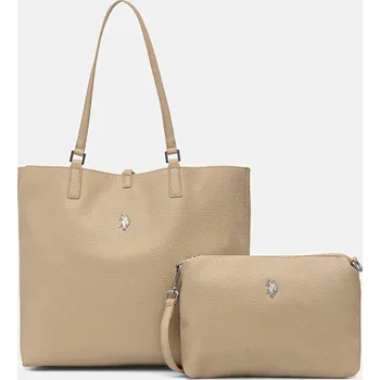 Kabelka Oboustranná kabelka U.S. Polo Assn. ROGERSVILLE BEURR9097WVP béžová 80X, vel. ONE SIZE