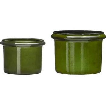 Květináč Obal na květináč House Doctor HDHoop 14 / 18 cm 2-pack 900001312 zelená 78X