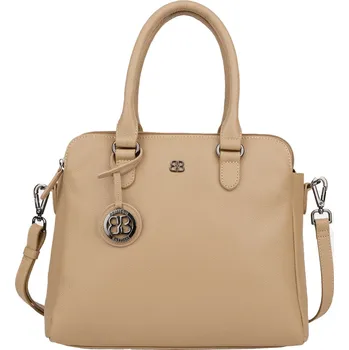 Kabelka Dámská kožená kabelka Bellicci Kamila - béžová