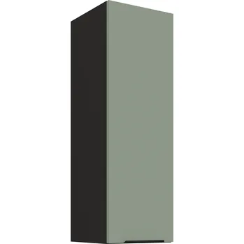 Kuchyňská skříňka LEMPERT Horní skříňka ARIA 45 (30 / 90 cm) - Aquamarine / černá