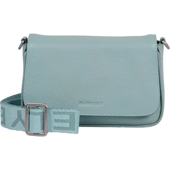 Kabelka Dámská crossbody kožená kabelka Burkely Ava - světle modrá
