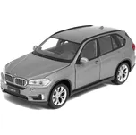 BMW X5 F15 šedá 1:24 - Welly BMW X5 - kovový model