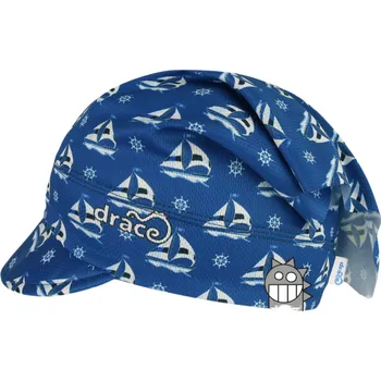 Čepice Chlapecký šátek Emily Dráče kotvy modrý (Chlapecký šátek s kšiltem)