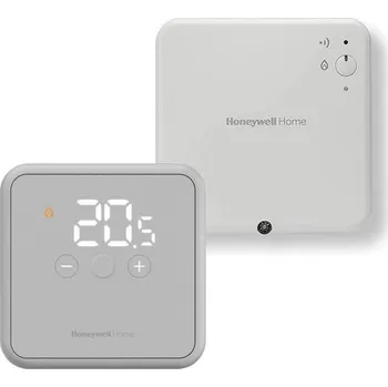 Honeywell Home YT42BRFT22, bezdrátový termostat DT4R šedý + spínací jednotka R9H