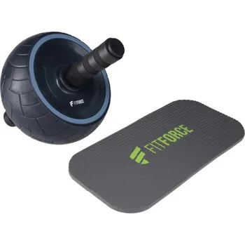 Posilovací kolečko Fitforce AB MASS WHEEL UNI Tmavě modrá, Černá, Světle zelená