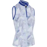 CALLAWAY Active Geo Sleeveless dámské tričko bílo-modré Velikost oblečení: S + Dárková krabička týček