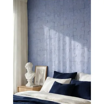 Puzzle Sinsay - Stěnový panel ve tvaru puzzle 9 pack - modrá - 270JO-55X - 270JO-55X-ONE