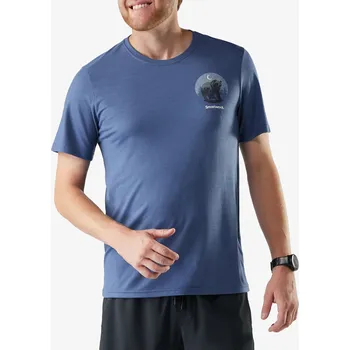Tričko Smartwool Lunar Bear Active Short Sleeve Graphic Tee - nightfall blue