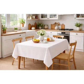 ubrus Orbytex Ubrus 100% bavlna - bílá, gramáž 220g/m2 Rozměry: 120x120, Tvar: Čtverec