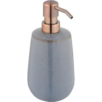 Dávkovač mýdla Wenko Sirmione, keramický, modrý, 430 ml