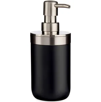 Dávkovač mýdla Berilo Silky, černý, 350 ml