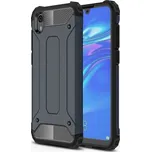 Hybrid Armor Case Tough Rugged Cover pro Huawei Y5 2019 / Honor 8S modrý