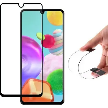Wozinsky Full Cover Flexi Nano sklo tvrzené sklo s rámečkem pro Samsung Galaxy A41 černé