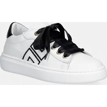 Dívčí tenisky Dětské kožené tenisky Elisabetta Franchi F4A9.E0504 bílá 00A, EUR 36