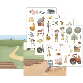 Tapeta Little Dutch Samolepky na okno Farma