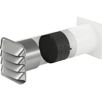 Digestoř Naber E-Jal Col 150 | Stěnové vedení kulaté s Thermoboxem a mřížkou - nerez (FLOW), AFC4043060