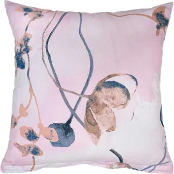 Povlak na polštář 40x40 krep KOMFORT Bloom elegance pudrová