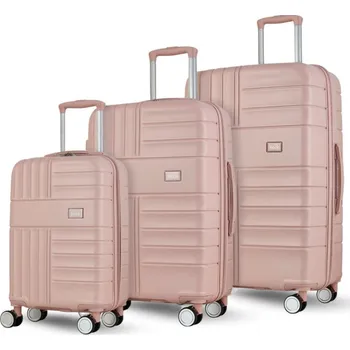 Sada cestovních kufrů ROCK Aspen - růžová