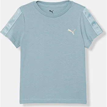 Chlapecké tričko Dětské bavlněné tričko Puma ESS TAPE 688490.PPY2 modrá 05X, vel. 176