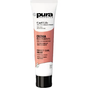 Stylingový přípravek Pura Kosmetica Curl Life krém pro zdůraznění vln 150ml Krém pro zdůraznění vln • hebkost, pružnost & kontrola krepatění