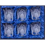 ONTE CRYSTAL Bohemia Crystal broušené sklenice na panáky 50ml, brus Exclusive Počet sklenic v balení: 6 sklenic v dárkové sadě