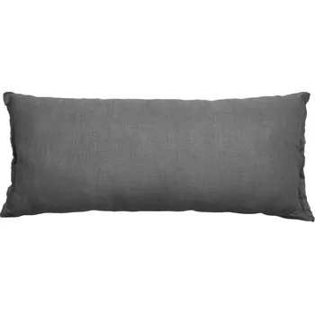 Polštář Marc O'Polo, Polštář Linka lněný 40 x 90 cm tmavě šedý - Formadore
