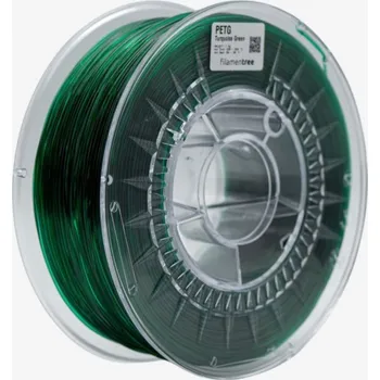 Filament Filamentree PETG - Zelená (Turquoise Green Transparent) - 1kg