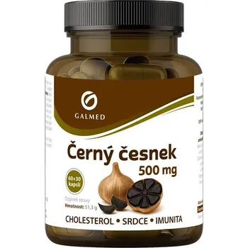 Zdraví Galmed Černý česnek 500 mg 60 + 30 kapslí