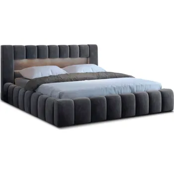 Ložnice ELTAP Postel Lamica (140) s Led osvětlením, dřevěný rošt, úložný prostor Cenová skupina: 4. skupina