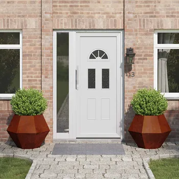 Truhlík Truhlík 2 pcs Rezavá 75 x 75 x 60 cm Povětrnostně odolná ocel