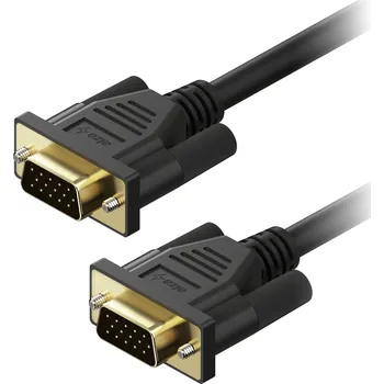Kabel AlzaPower Core VGA 2m černý