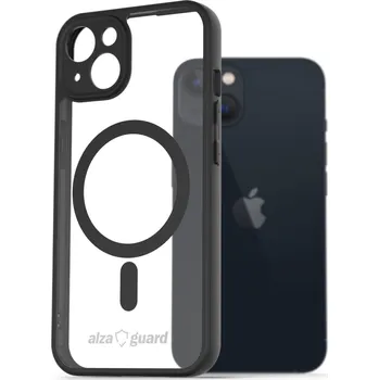 Pouzdro na mobilní telefon AlzaGuard Clear TPU Case Compatible with Magsafe pro iPhone 13 černé