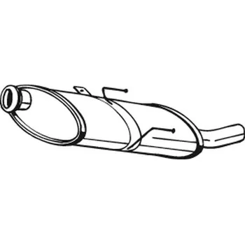 Tlumič výfuku Zadní tlumič výfuku BOSAL 190-863