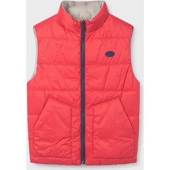 Dívčí vesta Dětská oboustranná vesta Mayoral 6358.7E.Junior.PPY2 červená 33X, vel. 160