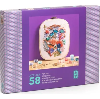 kreativní sada Djeco Sada korálková výšivka Atelier 58
