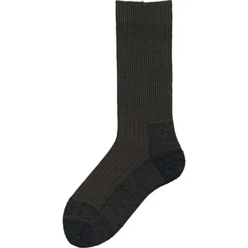 Pánské ponožky KNITVA Outdoorové antibakteriální vlněné termo ponožky KLASIK TERMO khaki 50-51