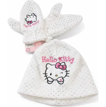 Rukavice Sun City Čepice a rukavic s oblíbenou kočičkou Hello Kitty Velikost: 48