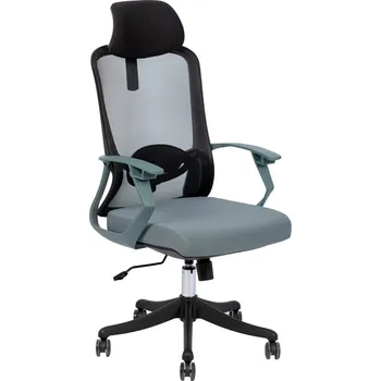 Kancelářská židle Sindibad, černá/šedo-modrá