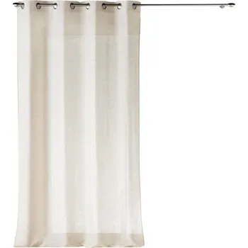 Sprchový závěs Douceur d'intérieur Závěs s oky s efektem lnu, PAULINE, 140 × 240 cm