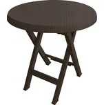 MEGA PLAST Zahradní stůl TEO 70 cm, wenge